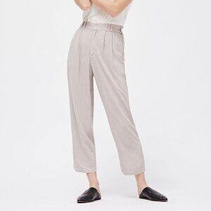 Lacausa Lex High Rise Trousers, Oatmeal Color, sz 10, New w/o tags, Taper Leg